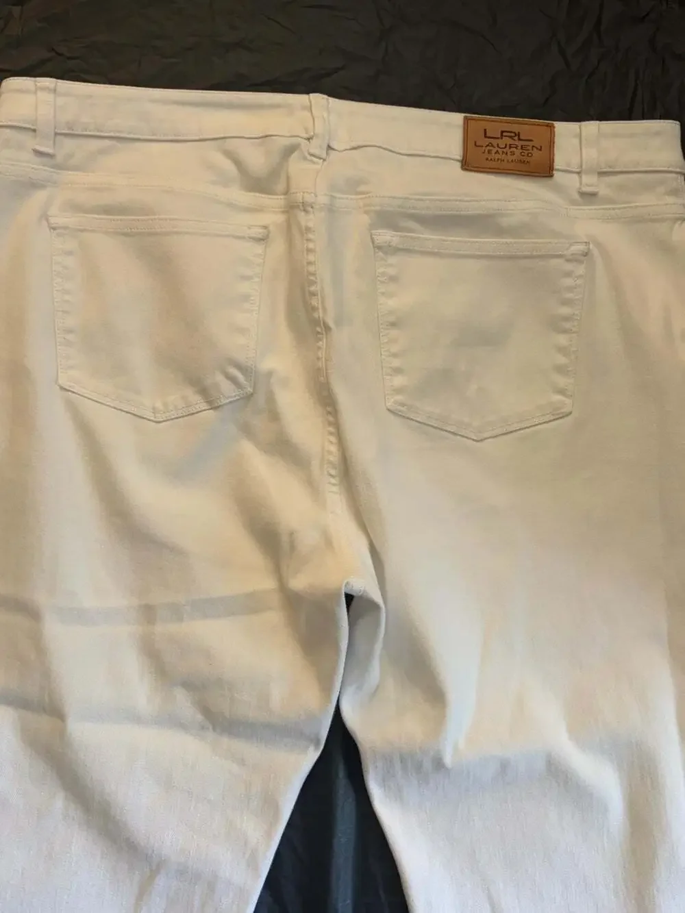 Lauren Ralph Lauren Jeans Co Jeans Women's 18W White Classic Straight Cropped